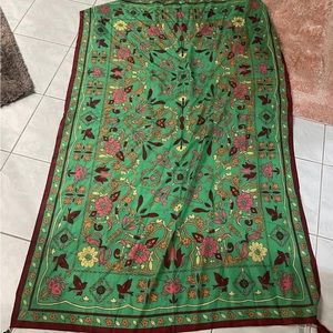 Tory burch folk art scarf